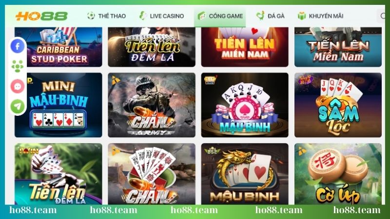Giới thiệu về game bài HO88