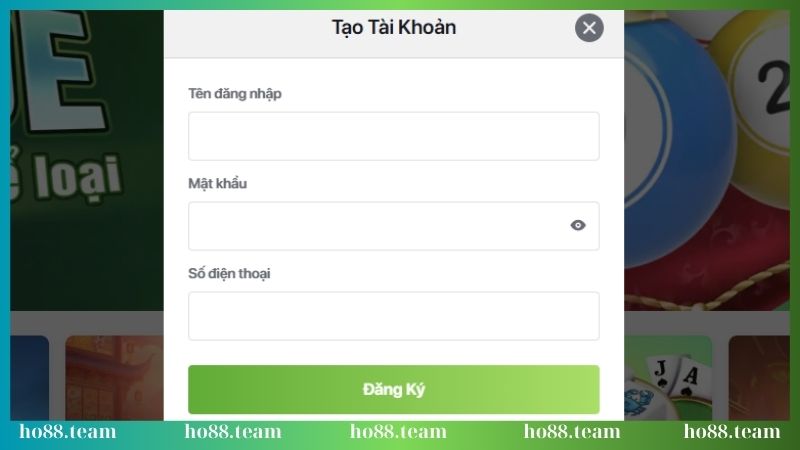 Hỏi đáp HO88 về cách đăng ký tài khoản